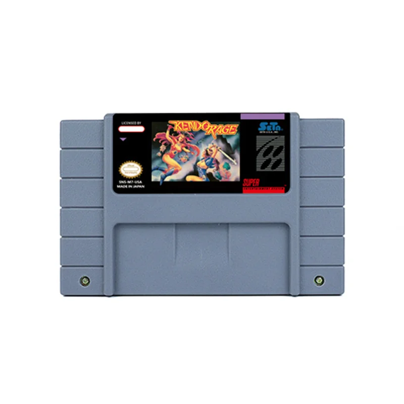 

Kendo Rage Action Game for SNES 16 Bit Retro Cart Children Gift