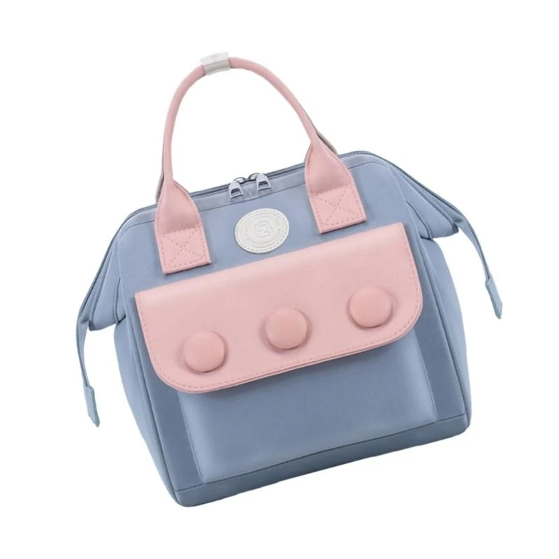 

J15U Spacious Oxford Cloth Mom Bag Fashionable Diaper Bag Baby Essential Carriers for new mom Seeking & Functionality