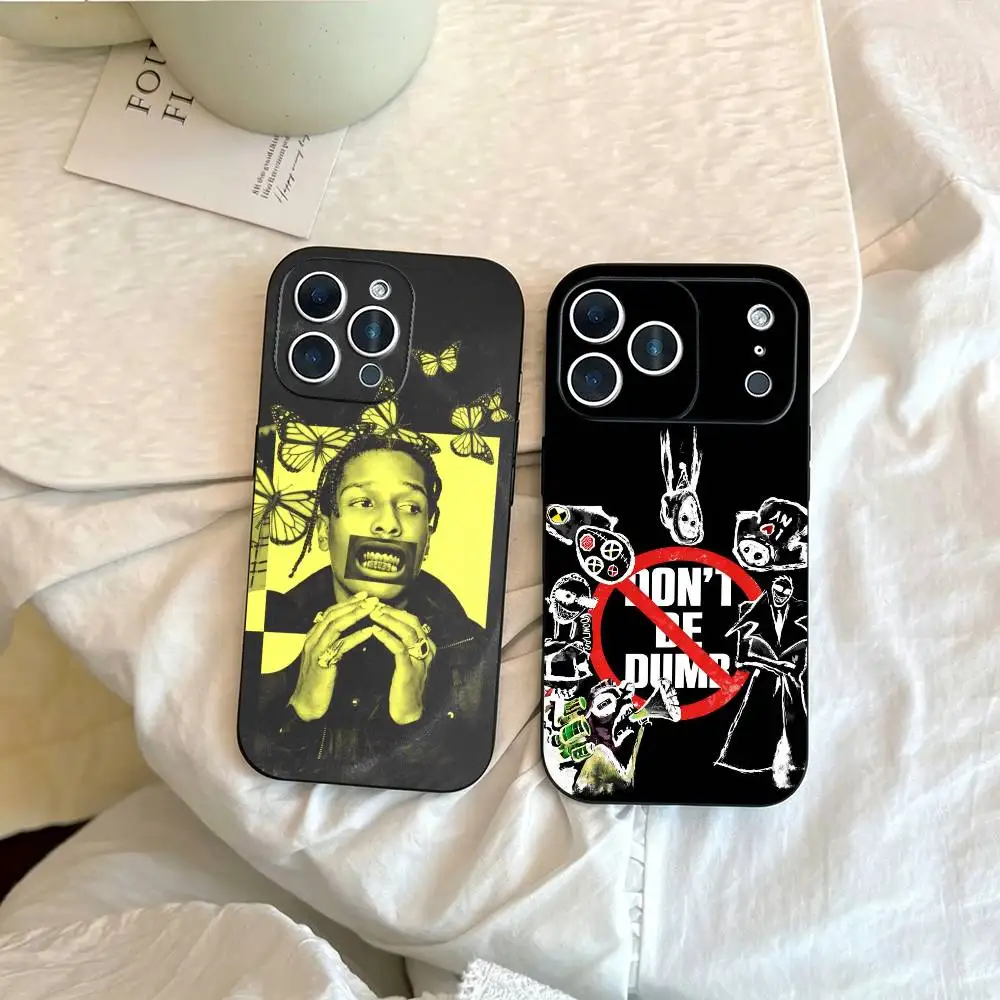 A-A$AP R-Rocky   Phone Case For iPhone 17, 16,15,14,13,12,11 Plus,Pro Max, Others Soft Black Cover
