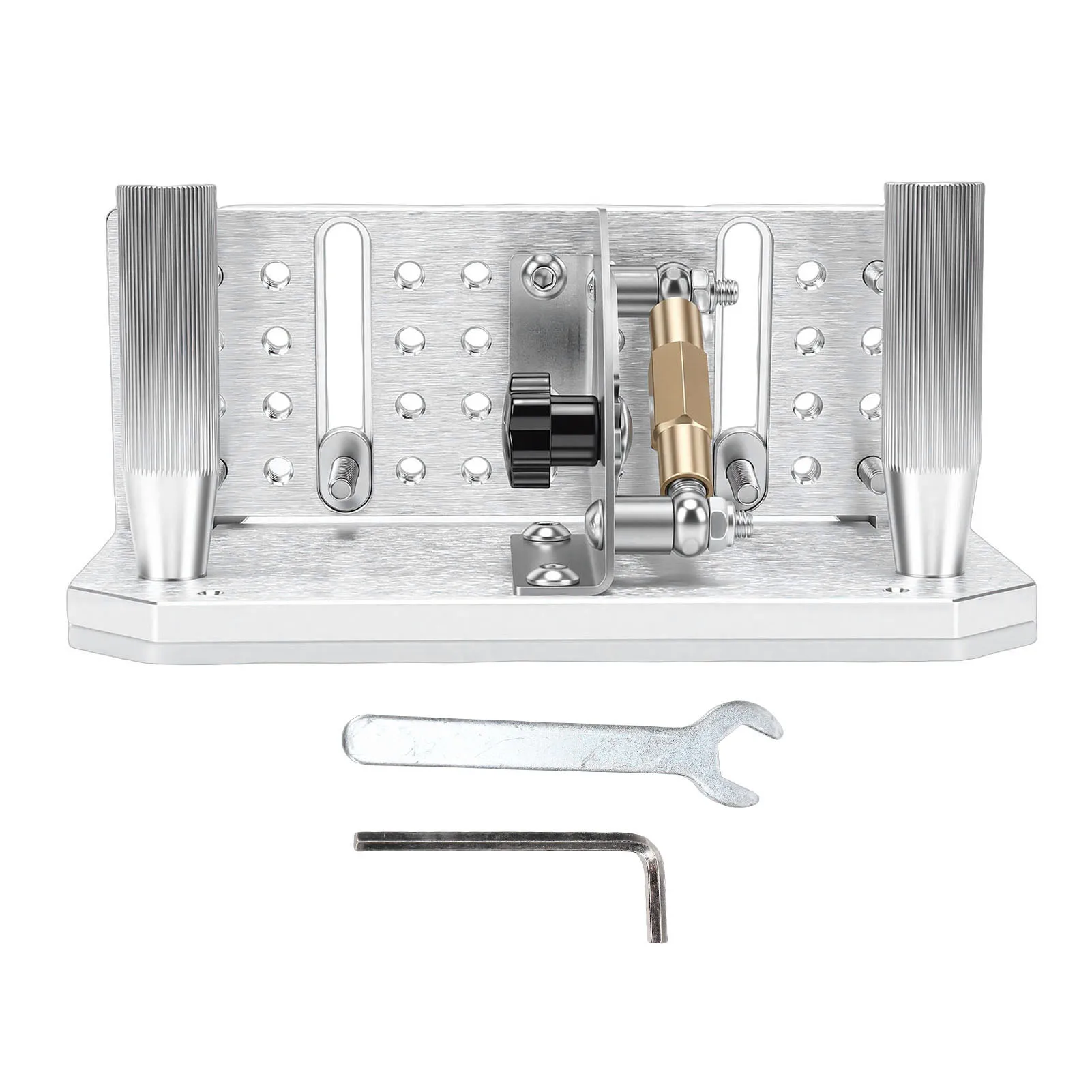 

Belt Grinder Sharpener Jig Blade Sharpening Locator Adjustable Angle Sander Machine Angle Grind Guide with Dual Press Plates