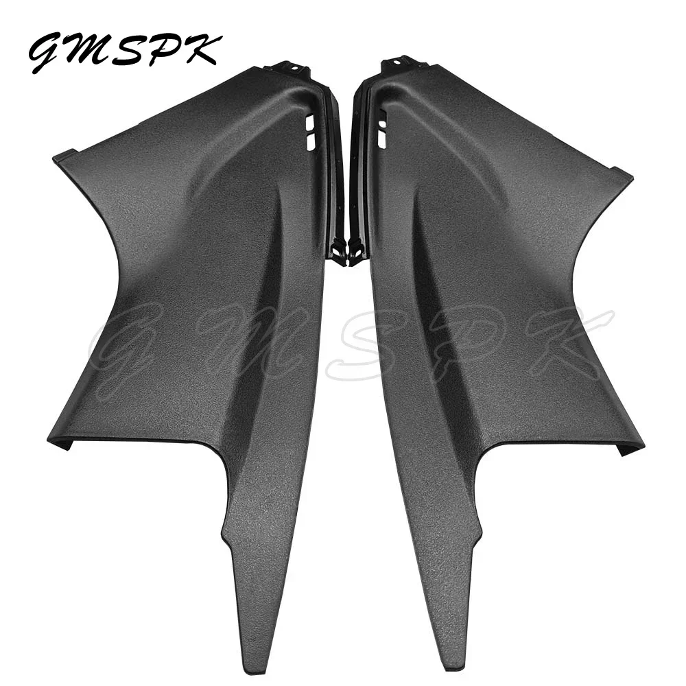 1 쌍 도색되지 않은 검은 색 오토바이 측면 공기 덕트 커버 페어링 부품 Yamaha YZF-R6 2003 2004 2005
