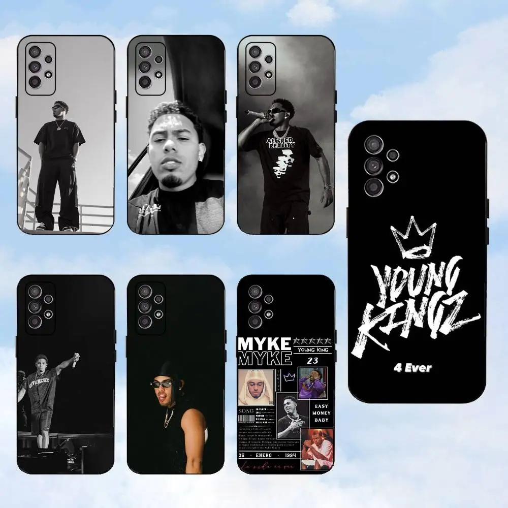 

M-Myke T-Towers Rapper Phone Case For Samsung S25,S24,S23,S22,S21,S20,S10,Ultra,Plus,Lite,FE,Soft Silicone Black Cover