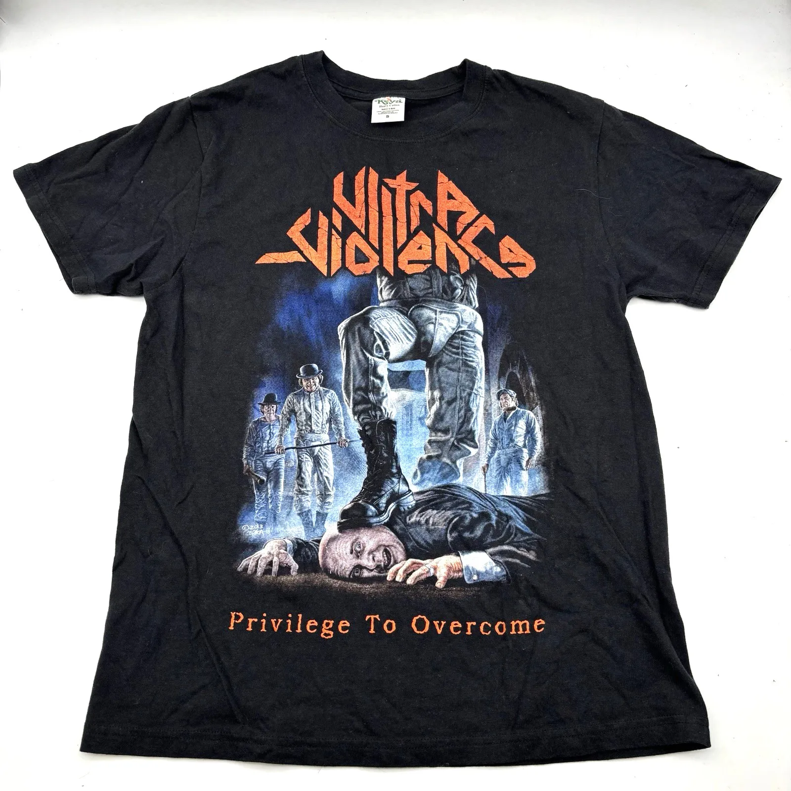 2013 Ultra Violence Privilege to Overcome Black A Clockwork Orange T shirt Small