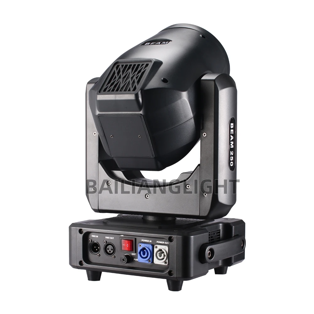 Lyre 250W 8R RGBW BEAM DMX512 ضوء المرحلة مع رأس التحكم الصوتي المحمول وإضاءة DJ DMX، مناسبة لموسيقى الزفاف