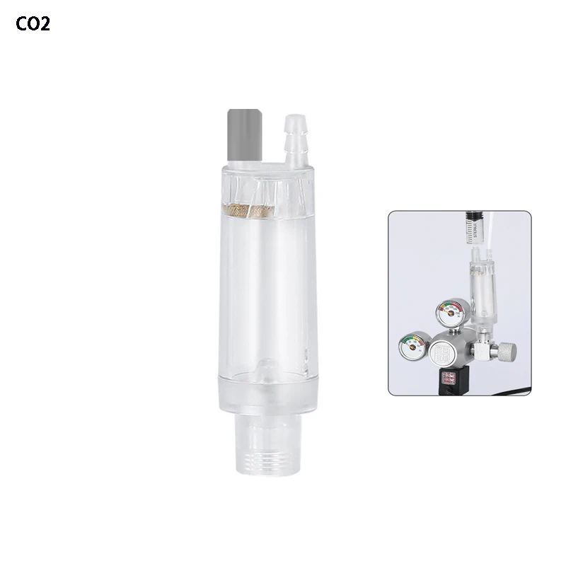 Aquarium CO2 Bubble Counter Water filled sealed bubble recorder Fish tank CO2 generator Pressure reducing valve accessories