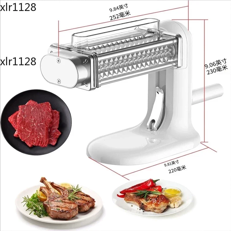 Manual Meat Tenderizer with Stainless Steel Gear Rolling Tool for Steak Poultry Tenderizing