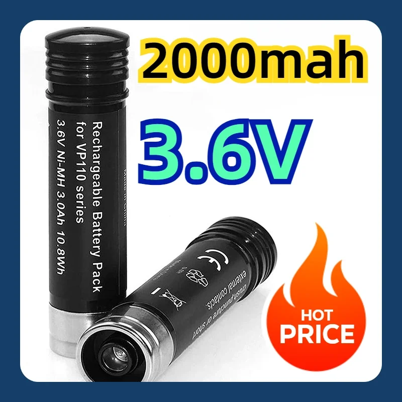 

With Black and Decker Versapak Gold VP100 VP100C VP105 VP105C VP110 VP110C 3.6V 2000mAh Ni-Mh Replacement Battery Compatible
