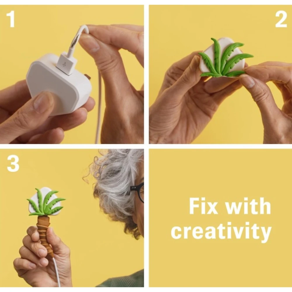 Tesa Sugru لاصق قوي لجميع الأغراض، علبة واحدة = 3 عبوات (3 × 3.5 جم)
