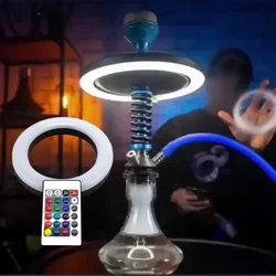 MERCURY LED Magnet Hookah Ambient Light with Remote Control 16 Colors Ring Shisha Lamp Chicha Water Piep Smoking Accessories