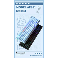 AJAZZ AF981 Gaming Mechanical Keyboard Hot-swappable All Keys Mixed Light Dazzle Colour Gaming Office