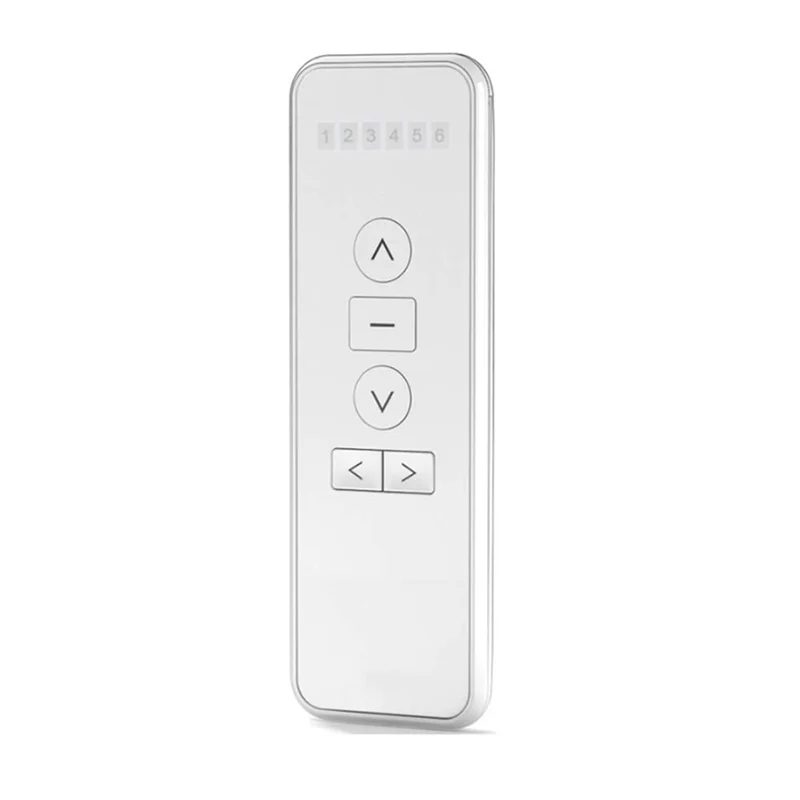 A68Z AC123-06 Transmisor de control remoto de 6 canales inalámbrico RF433.92, funciona para persianas eléctricas
