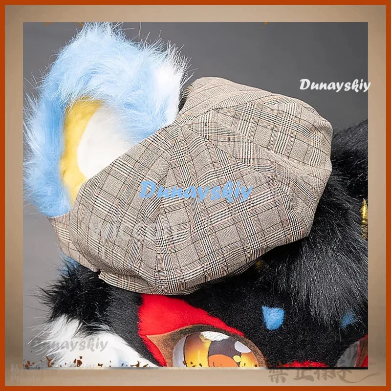 

DY20Animal Fursuit Furry Cutecore Anime Cosplay Detective Costume Cape Beret Kigurumi Props Jirai Kei Uniform Kawaii Wear Custom