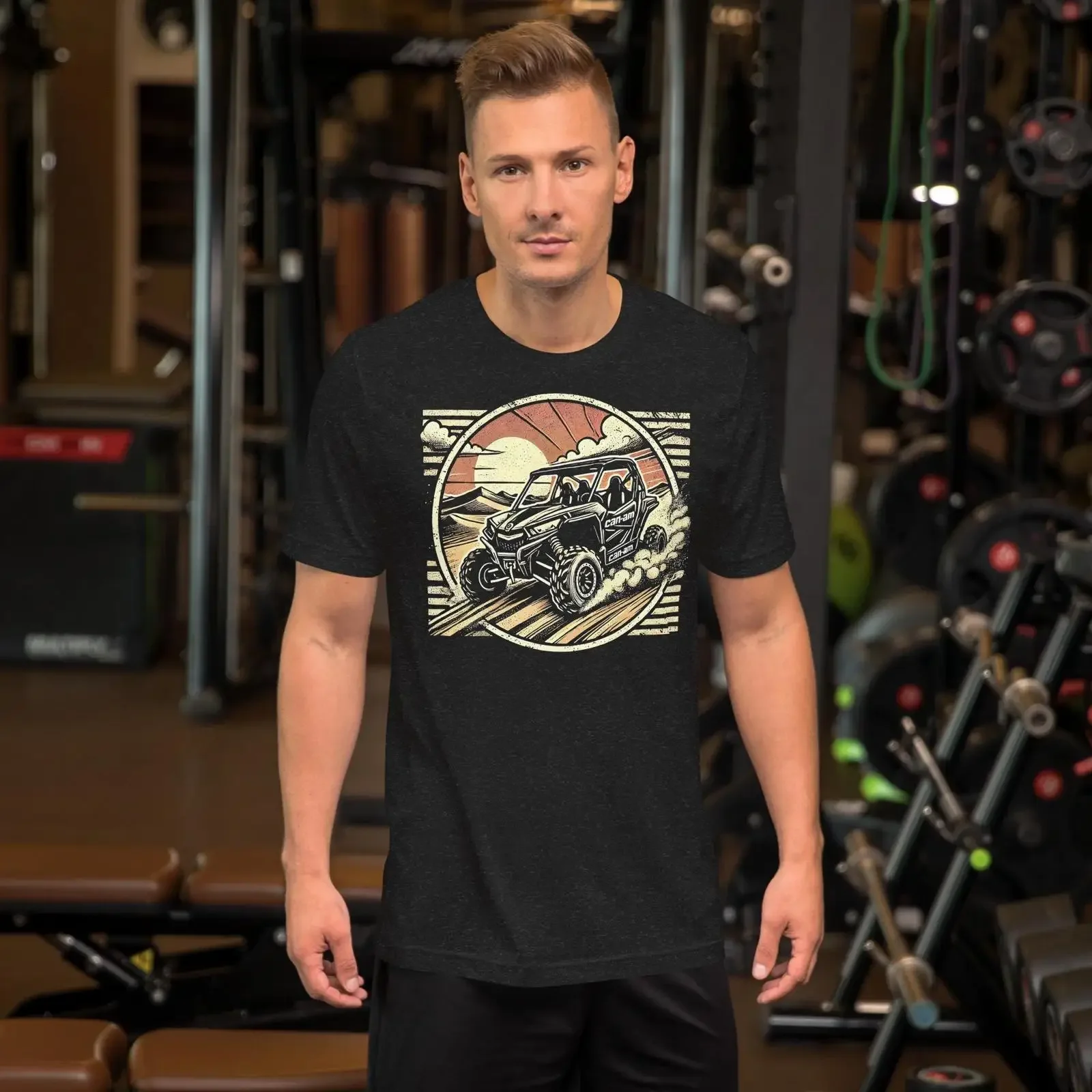 Retro Offroad UTV T Shirt Adventure Design for Outdoor Enthusiasts vintage Washed streetwear Comfortable Top For Everyday Wear