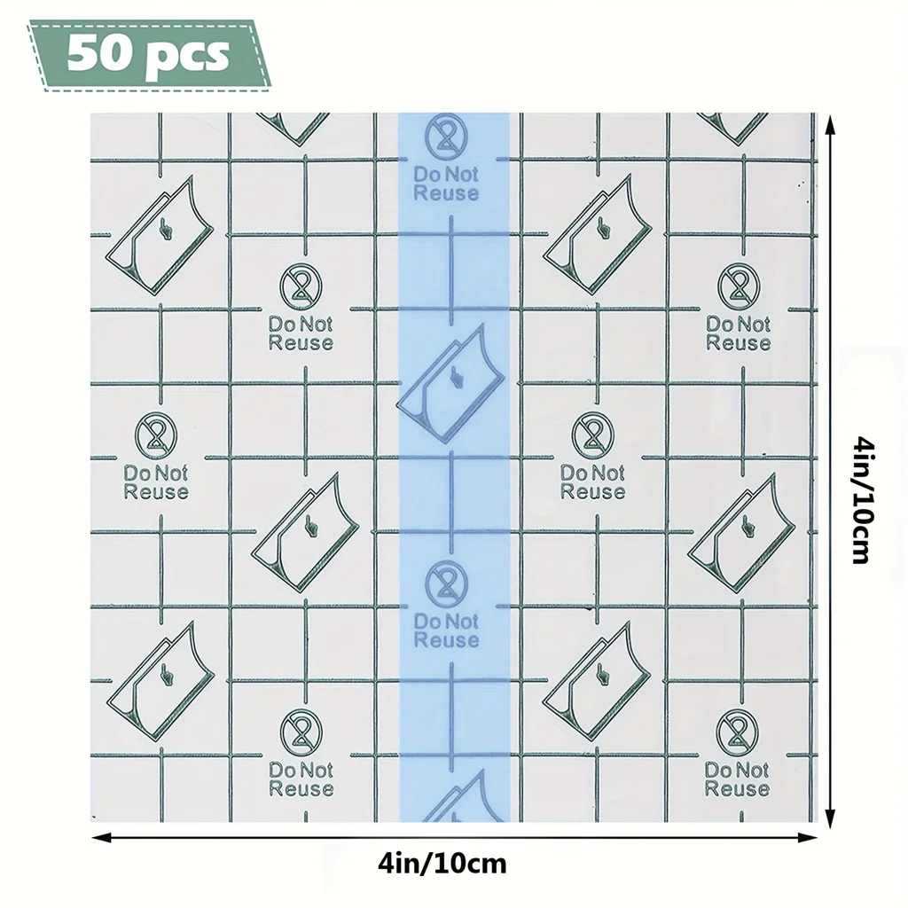 Benda impermeabile con nastro impermeabile da 100 pezzi, benda adesiva per medicazione con pellicola trasparente, adatta per dopo la cura del