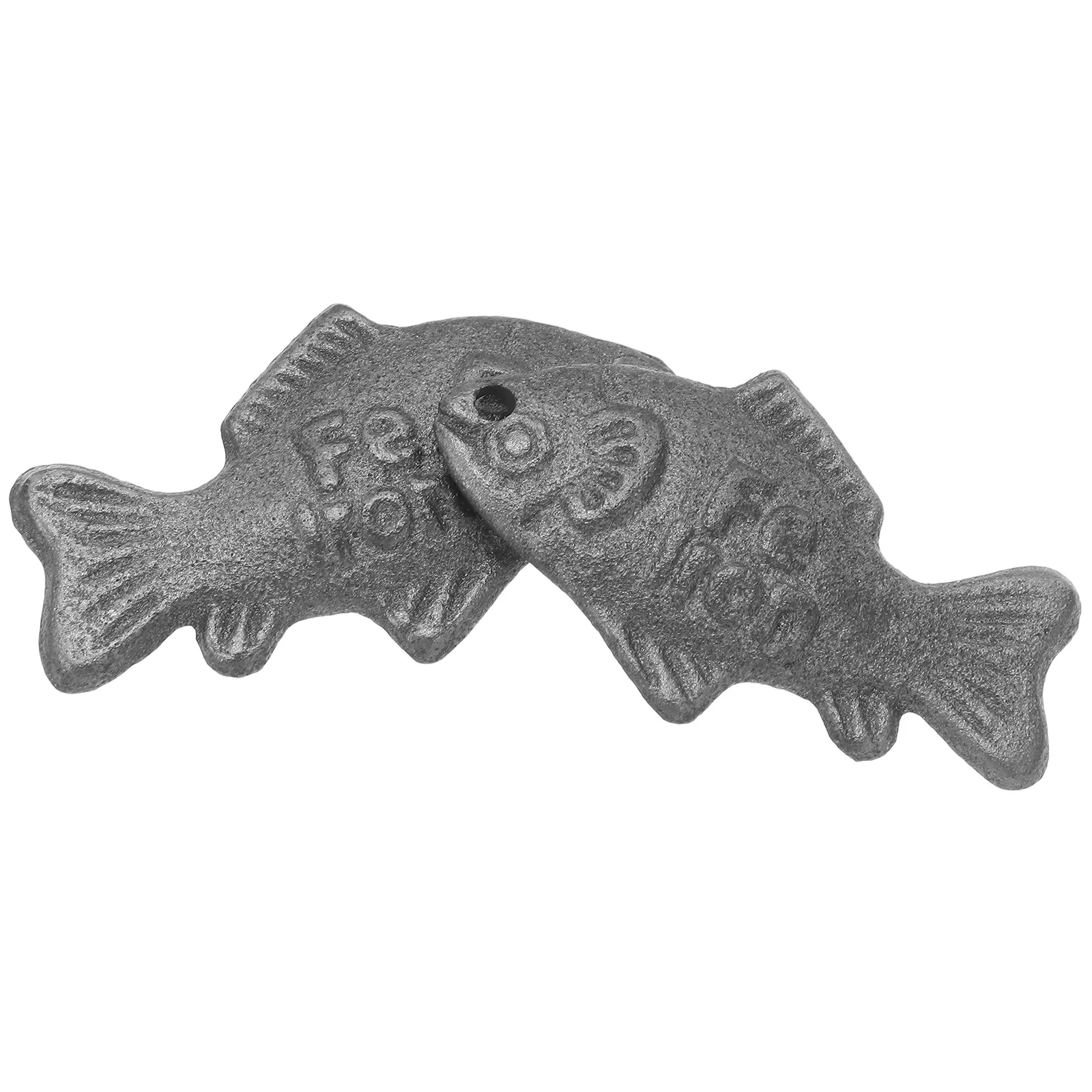 

2pcs Iron Fish Cooking Tool: Natural Cast Iron Supplement For Vegan Athletes Pregnant Women Soup Stew Booster Safe