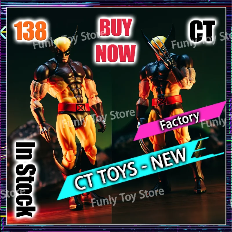 В наличии Ct Toys Росомаха Мафикс 138, коричневая фигурка 096 Comic Ver X-Men Shf, аниме, фигурка, модель, подарки на заказ, игрушки