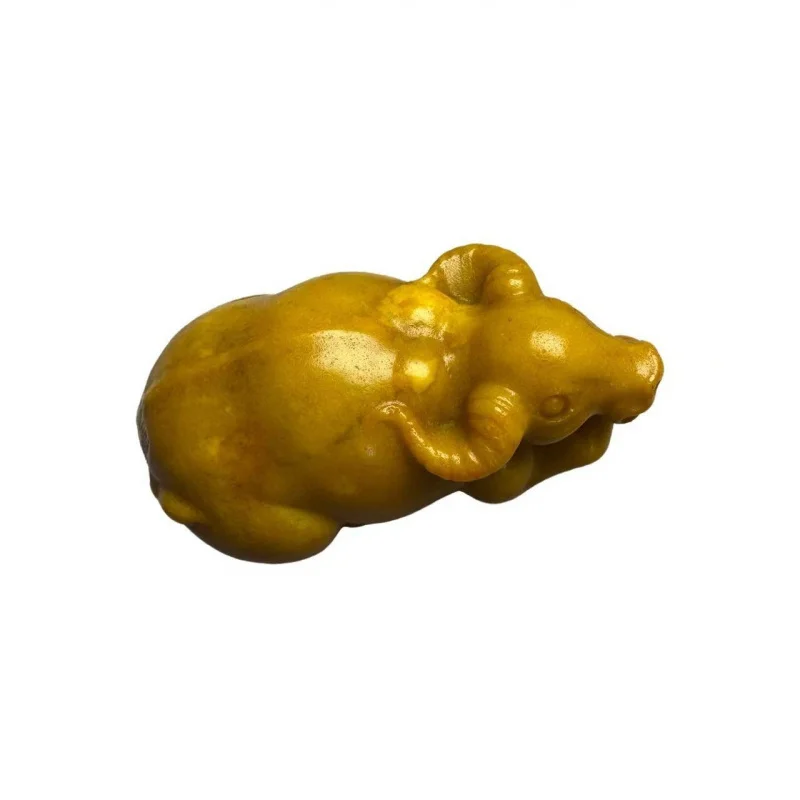 

Manufacturer Wholesale Of Xiuyu Jade Handpieces And Ornaments, Antique-Style Carved Small Cattle, Popular Items In Cross-Border