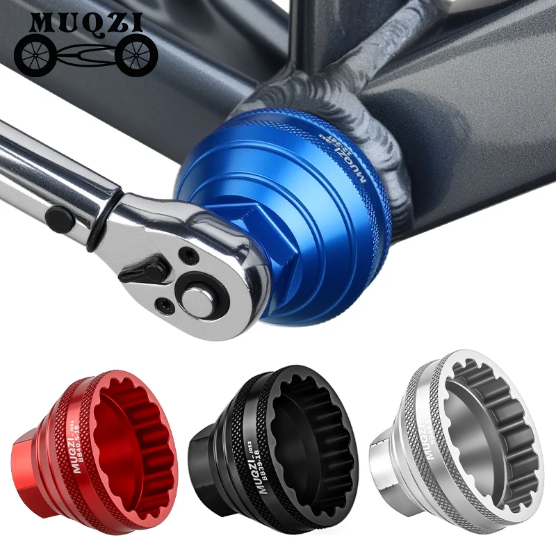 

MUQZI Bottom Bracket Tool 12/16-Notch Compatible with Shimano Hollowtech II BB9000 BBR60 and SRAM DUB BB Cups
