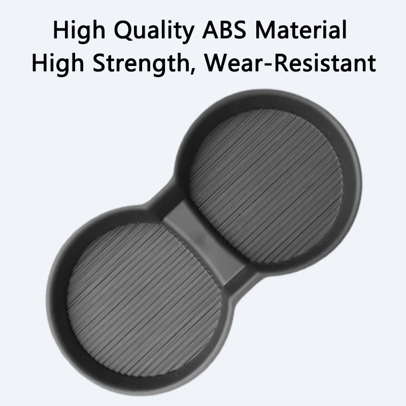 QHCP Car Water Cup Holder Partition Pad Non-slip Central Water Cup Storage Mat For Toyota Harrier Venza 2022 Interior Accessory