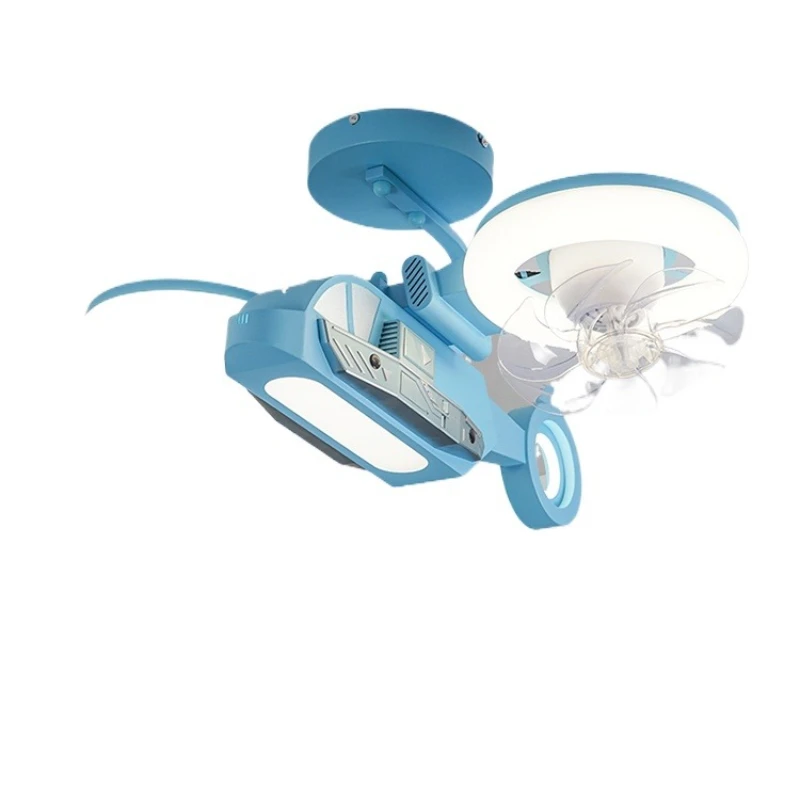 

Свет вентилятора для самолета, интеллектуальная голосовая защита глаз, встряхивающая голова, комната-истребитель, потолочный светильник для спальни