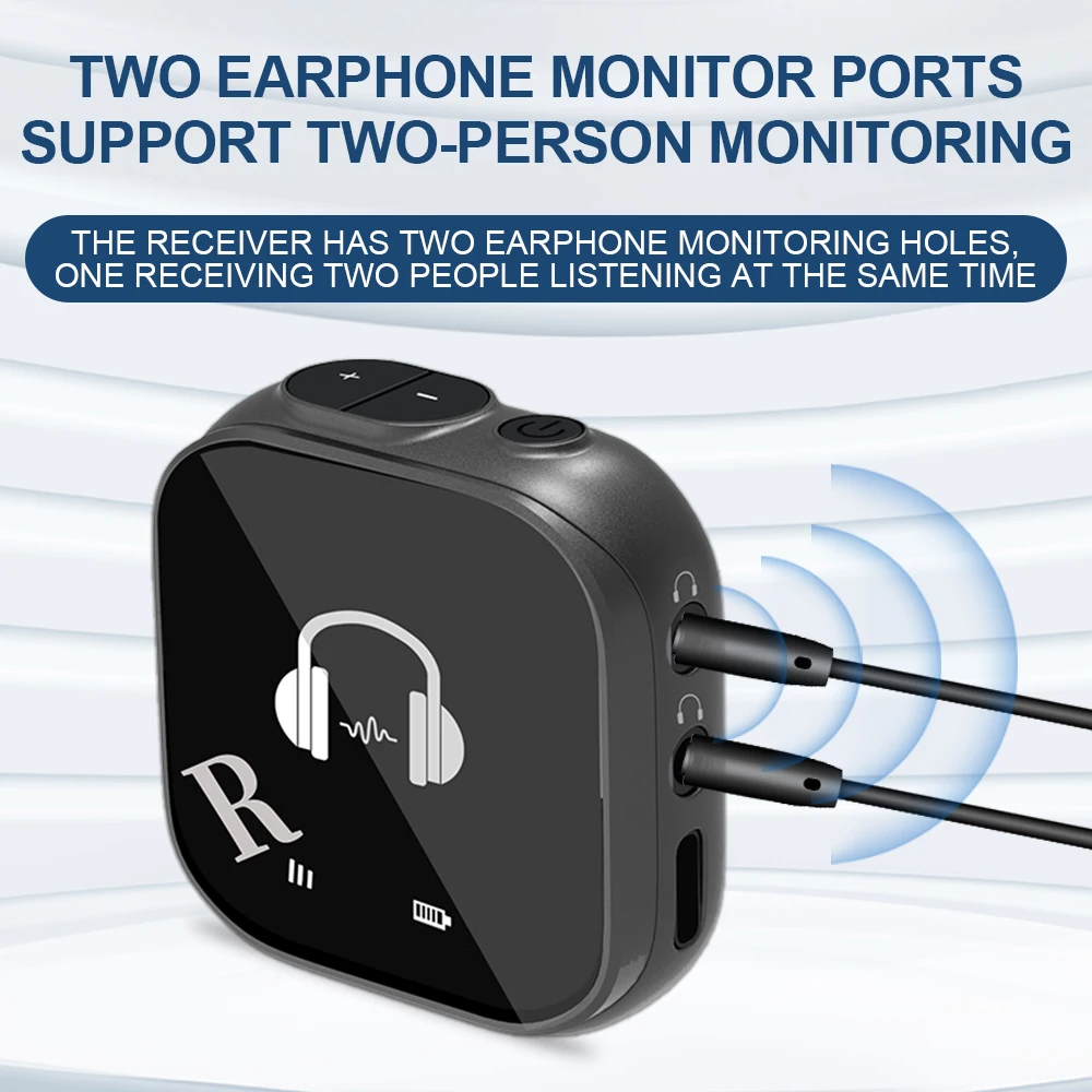 5.8G Wireless In Ear Monitor System Wireless IEM System with Transmitter Receiver Automatic Pairing Professional In Ear Monitor