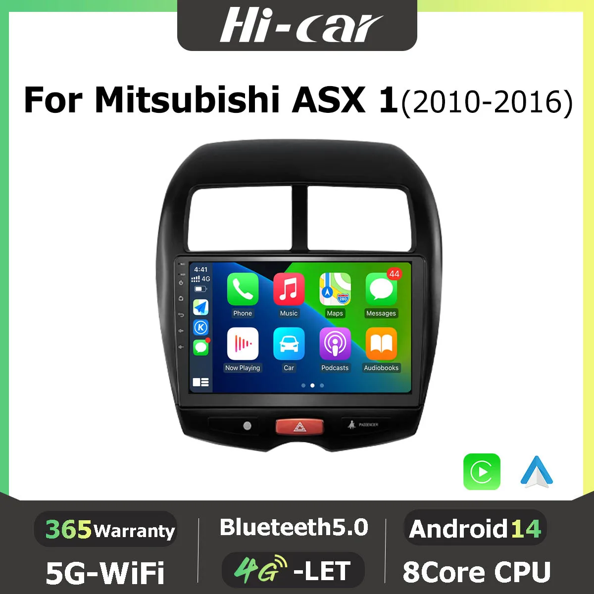 Android 14 For Mitsubishi ASX 1 2010 - 2016 2K QLED Android Car Radio Multimedia Video Player GPS Stereo CarPlay 4G Head Unit
