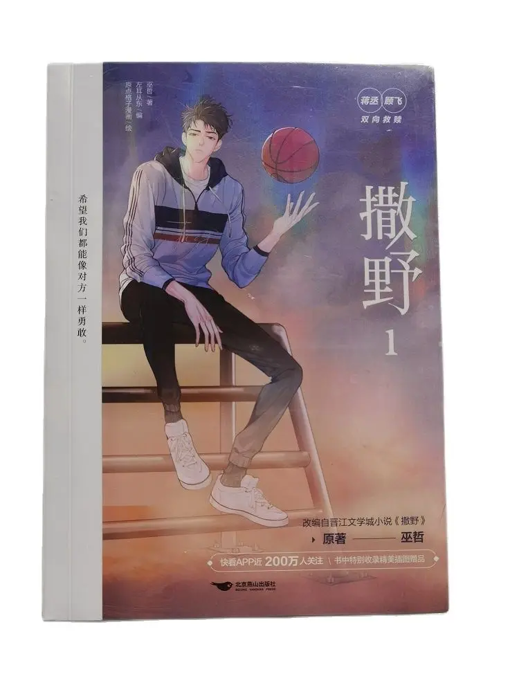 New Sa Ye Official Comic Book Volume 1 by Wu Zhe Youth Literature Campus Love Chinese BL Manga Book Special Edition