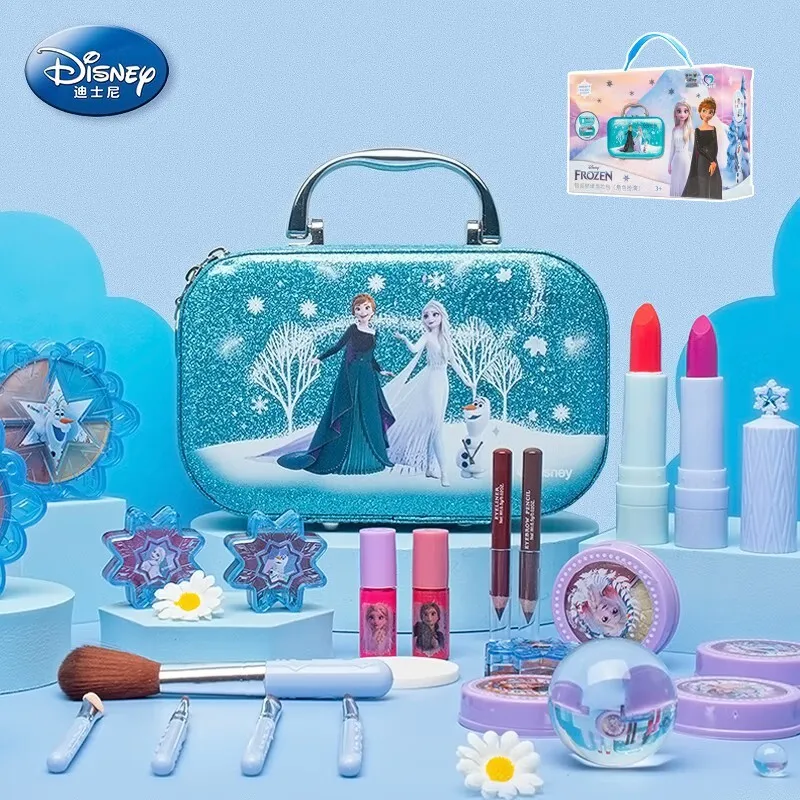 Bé Gái Disney Frozen 2 Công Chúa Thực Elsa Mỹ Phẩm Làm Nên Bộ Ba Lan Làm Đẹp Trang Điểm Hộp Trẻ Em Quà Giáng Sinh Tặng