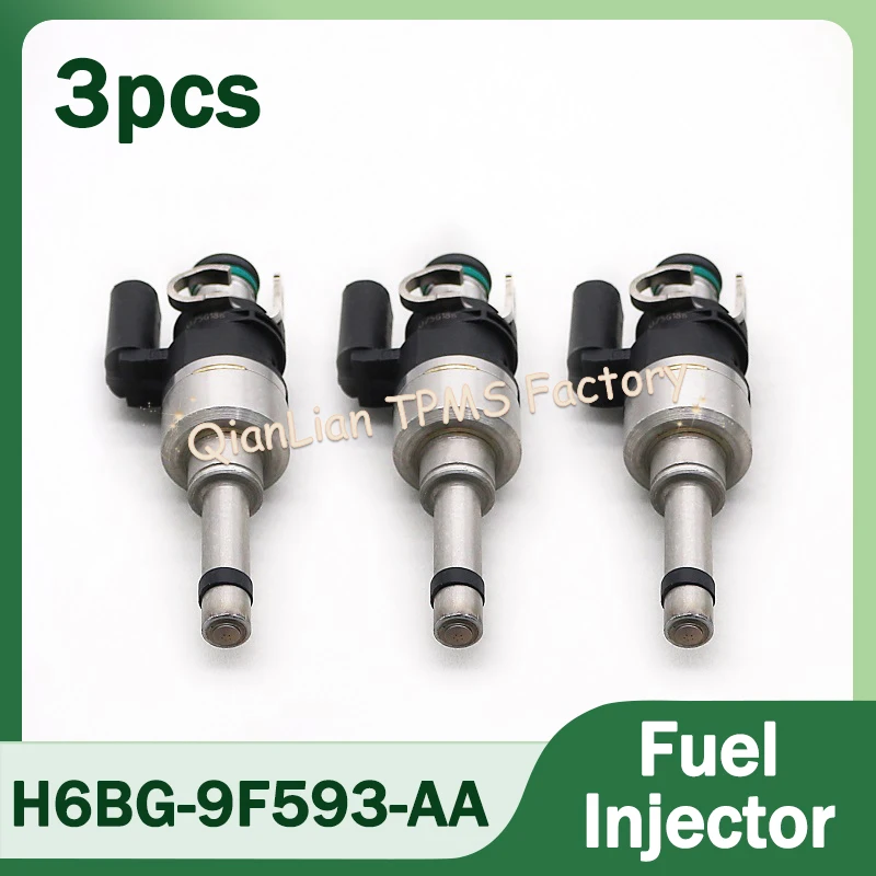 3 Stück H6BG-9F593-AA H6BG9F593AA H6BG-9F593-AB H6BG9F593AB Einspritzdüse für Ford Focus IV 1,0-Liter-Motor