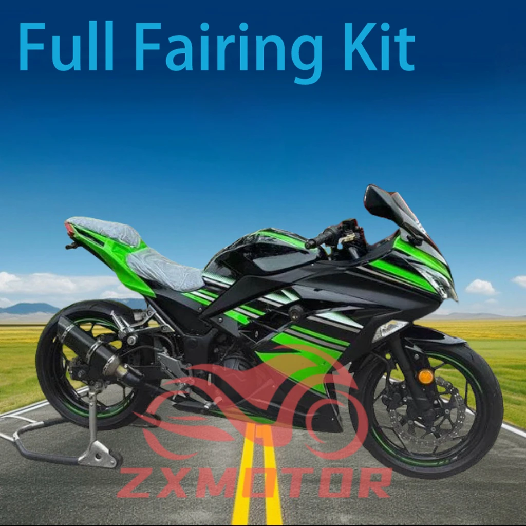 For Kawasaki Ninja 300 13 14 15 16 17 design Fairing Kit EX300 2013-2017 Motorcycle Aftermarket Bodywork Set Fairings