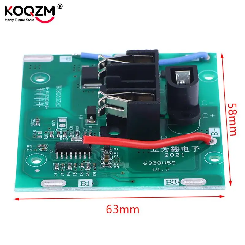 5s Bms 21V 20A Li-Ion Lithium Battery Pack 3.7v PCBA 2Mos Hand Electric Drill Accessories