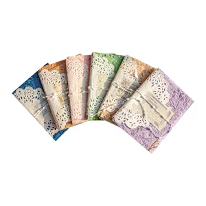 Vintage Ins Textur Wraping Paper, DIY Scrapbooking -Material, handwerkliches dekoratives Papier, 16 Blätter 8 Hauptverkaufspapier für texturisierte Einladungen - №7