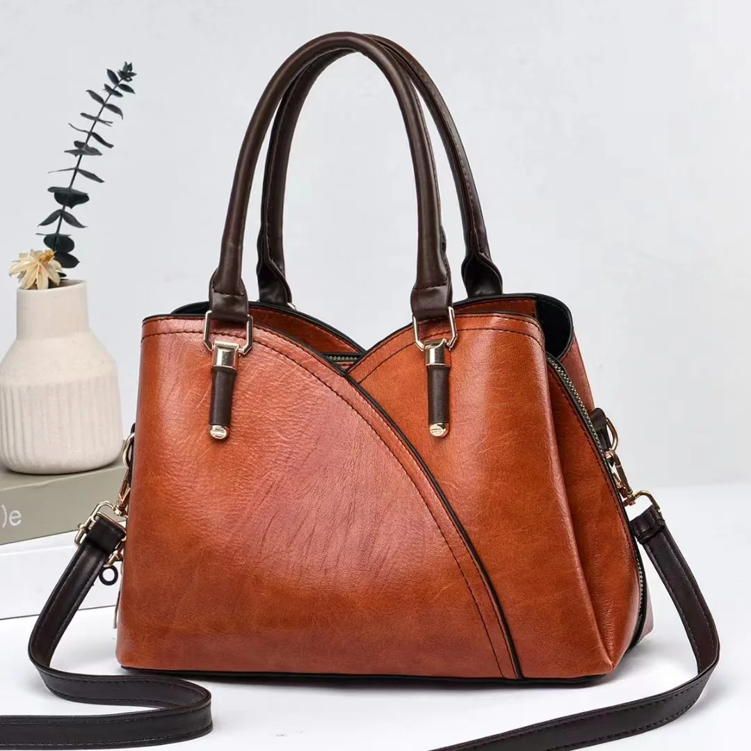 New High Quality Bags Luxury Designer Vegan Leather Handbag Shoulder Bag Business Women's Handbags