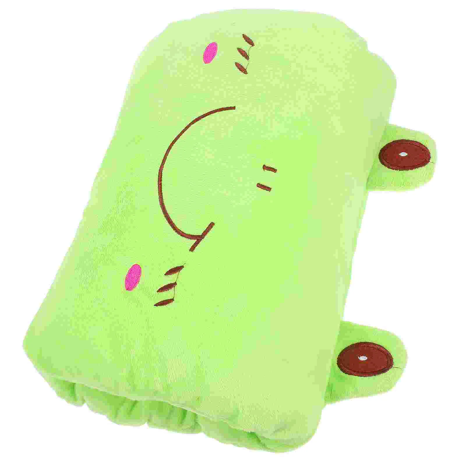 

Wee Hand Warm Pillow Stuffed Cushion Winter Multi-Purpose Warmer Warmers Green Plush Child