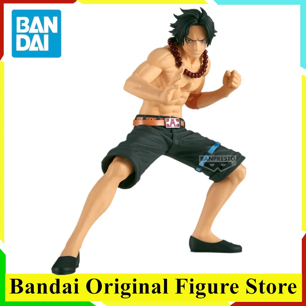 

Оригинальный BANPRESTO BATTLE RECORD COLLECTION PORTGAS D ACE, аниме-фигурка, игрушки BANDAI, цельная фигурка, модель из ПВХ, коллекционная модель