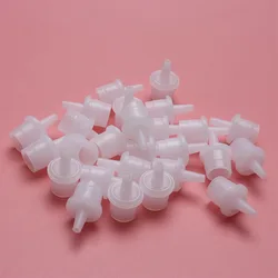 100Pcs Universal Eyelash Glue Replacement Bottle Mouth Head Extended Glue Usage Anti-Blocking Eyelash Extension Makeup Tools