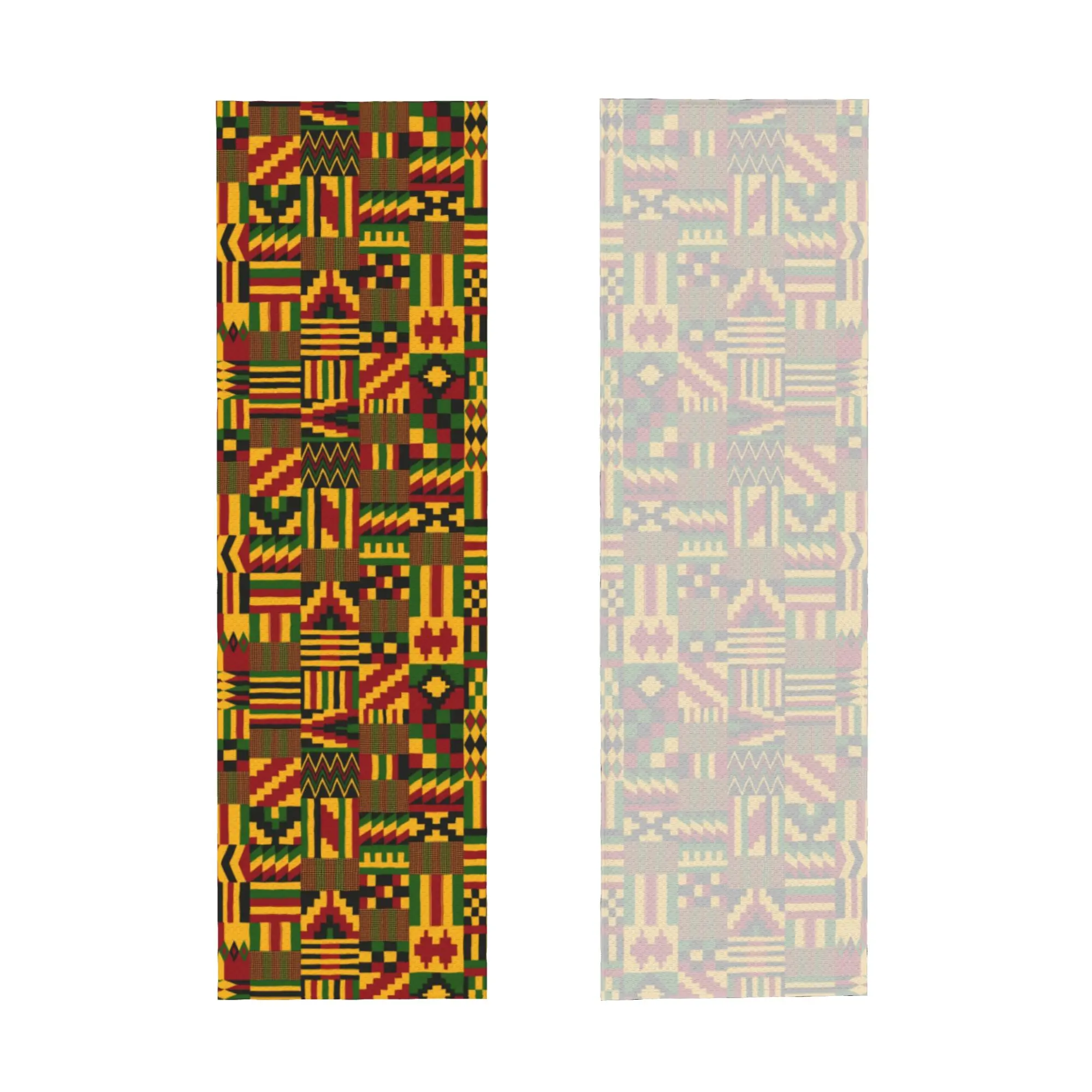 African Kente Cloth Pattern African Ghana Cold Exercise Towel   Super Soft Breathable Instant Cooling Towel Swimming Towels