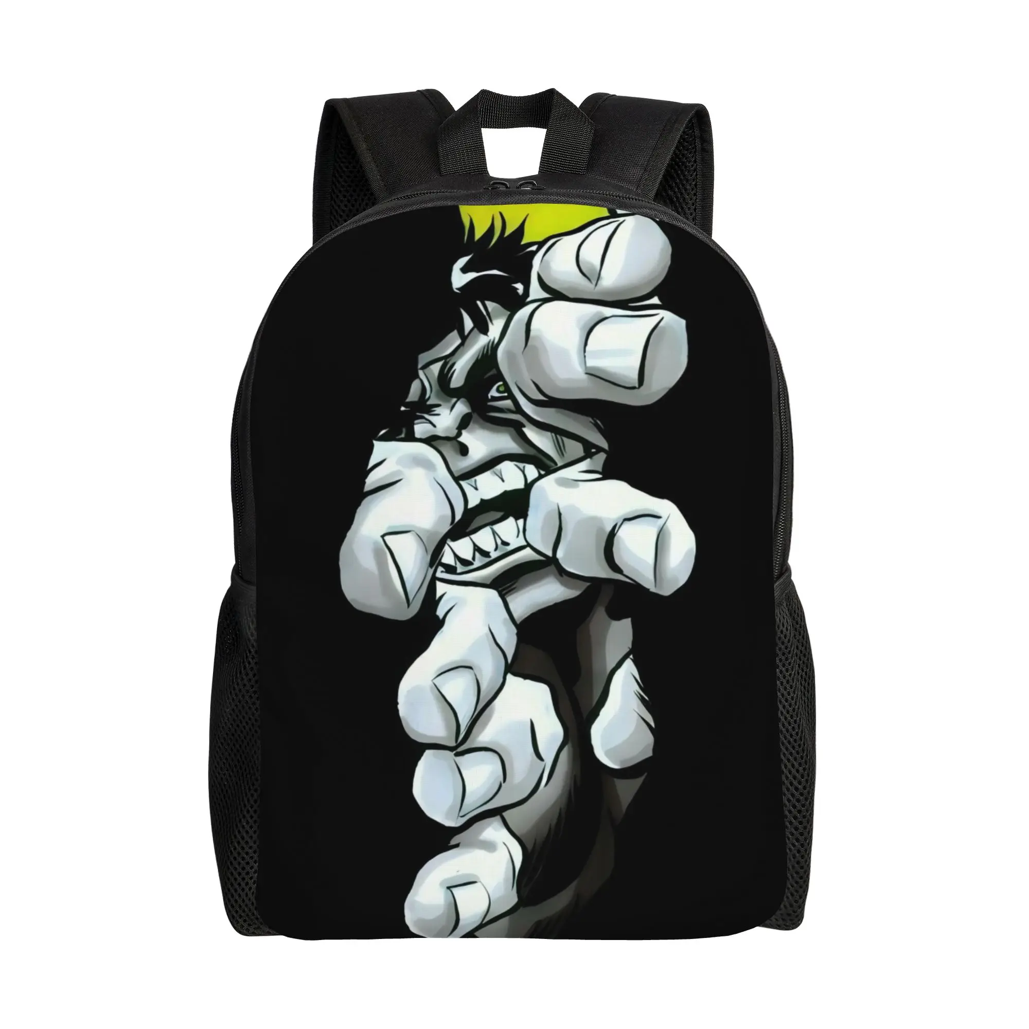 

Back to school season Solid Emerging hulk Breaking Through Storage Bag Marvel High School Students Schoolbag Backpack