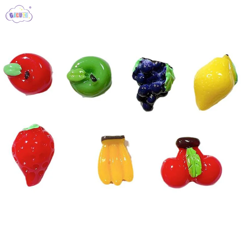 

1set Dollhouse Simulation Fruit Toy Mini Cute Fruit Model Jewelry DIY Accessories Micro Landscape Ornaments Gifts