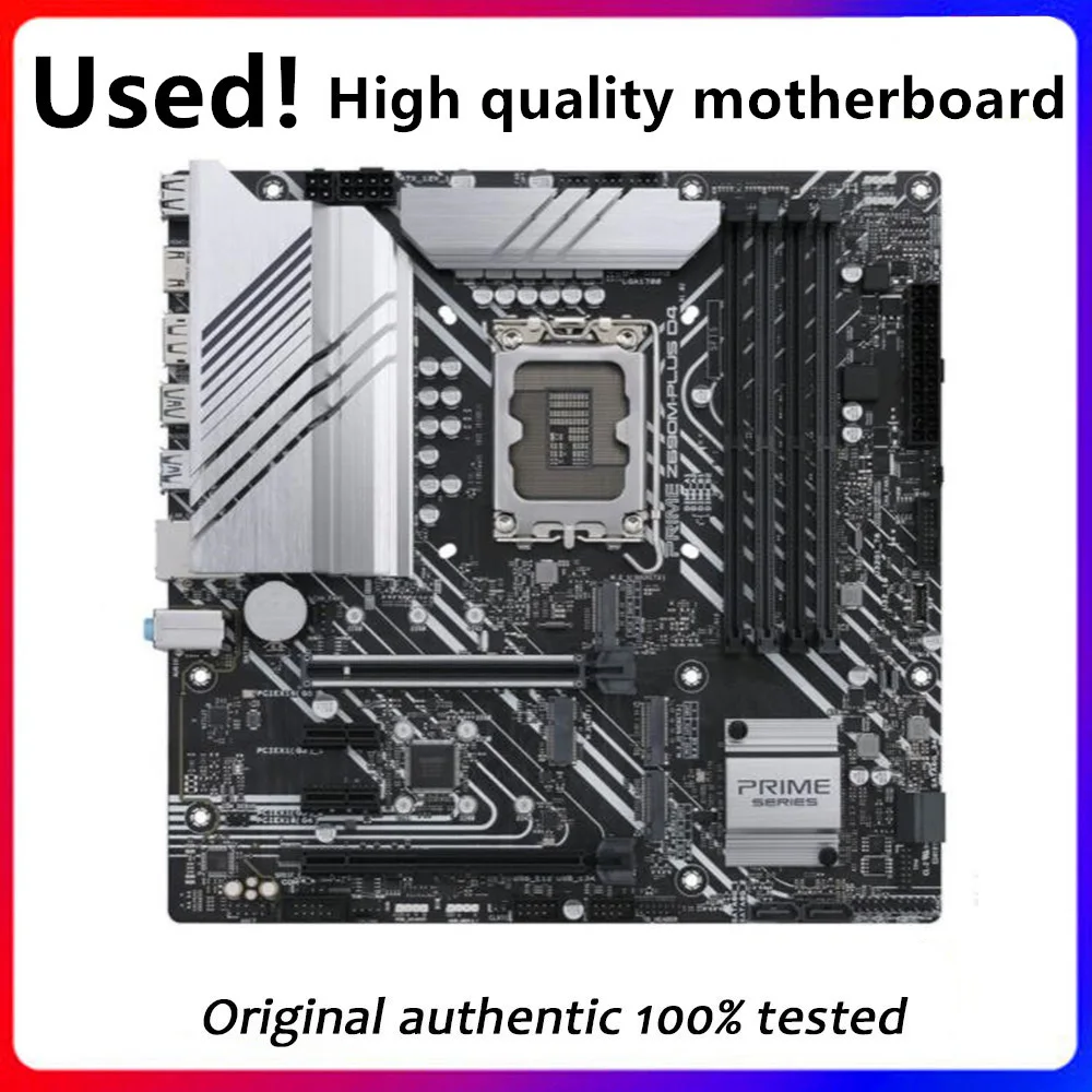 Used For Asus PRIME Z690M-PLUS D4 Original Desktop For Intel Z690 DDR4 Motherboard LGA 1700 Support 12900KF 12700K 12400