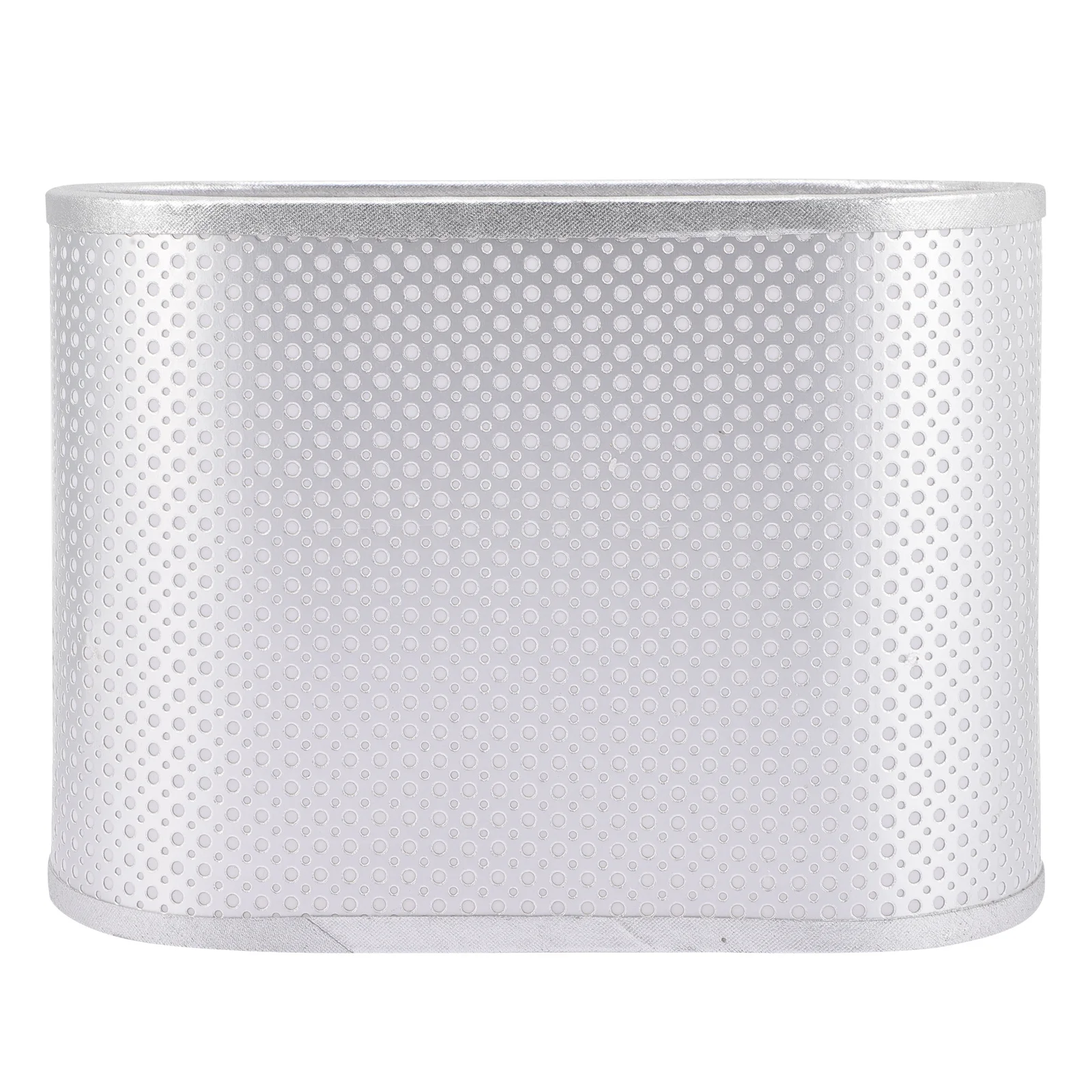 

Barrel Lampshade Fabric Table Lamp Shade Silver For Desk Floor Lamp Replacement Light Cover Home Office Bedroom Lighting