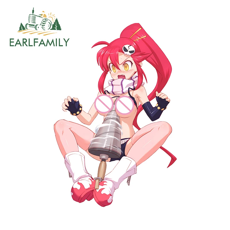 

EARLFAMILY Loli Yoko Littner Car Stickers Anime Decal Graffiti Suitable For Toolbox Vinyl Car Accessories Waterproof Sunscreen