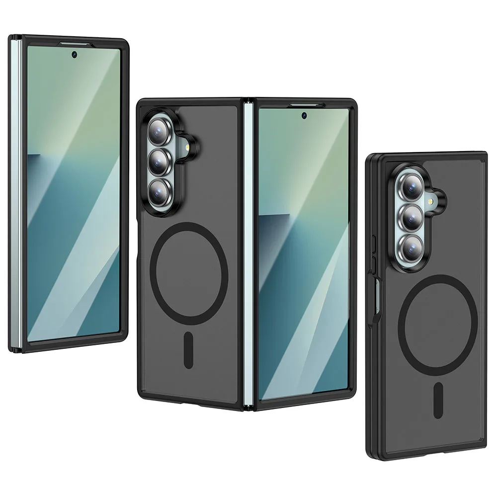 Translucent Matte 16FT Military Grade Case for Samsung Galaxy Z Fold 8/Fold 8 ULtra Magnetic Anti Scratch Slim Shockproof Cover