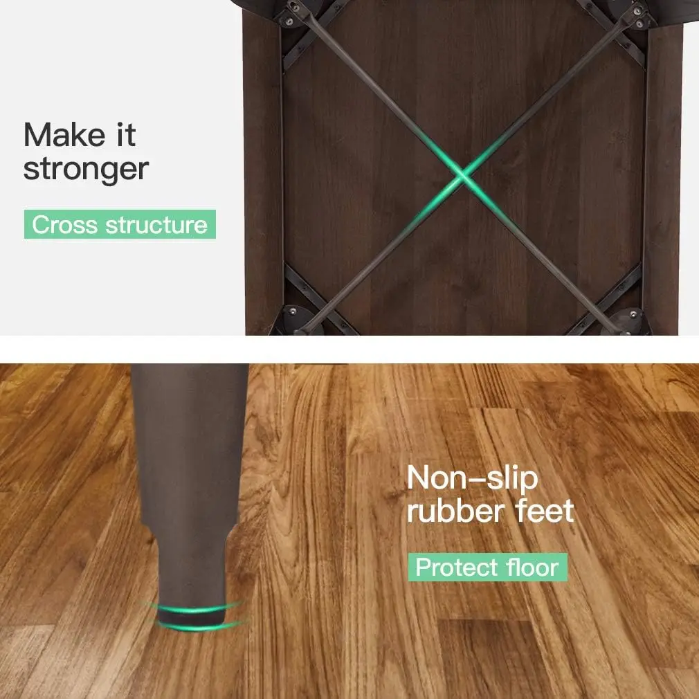 Duty Outdoor Dining Table Metal Kitchen Table Metal Table 31 x 31 Inches Bar Coffee Table Home Restaurant Wood Top Table Patio D