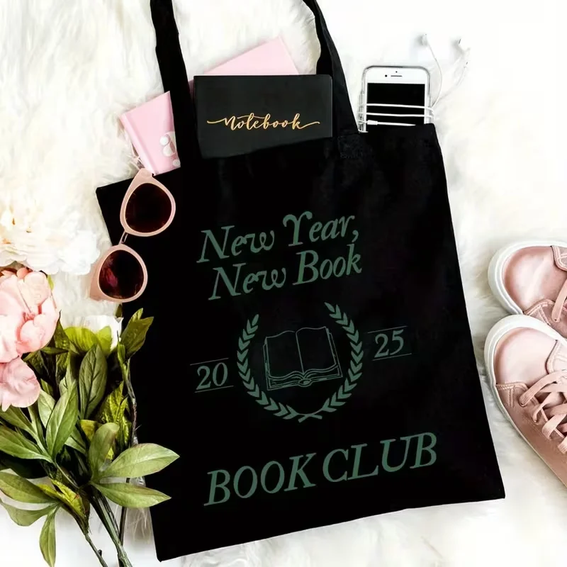 

Aesthetic Book Tote Bag for Book Lovers, Large Capacity Trendy Bags Suitable for Outdoor Picnic, Party, Traveling, Shopping