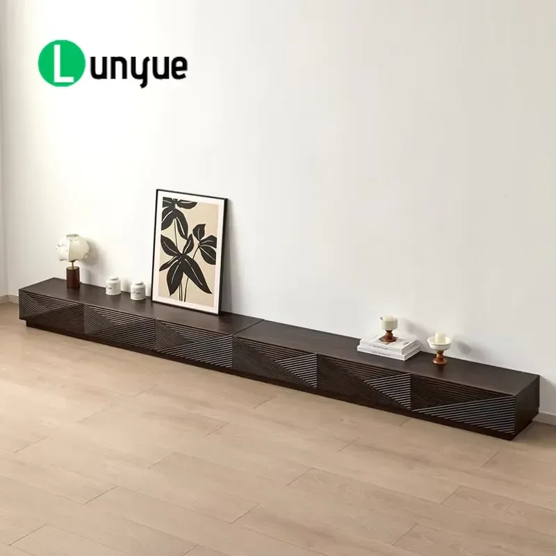 Modern Minimalist Wall Mounted TV Cabinet and Coffee Table Combo Smart Storage Space Saving Furniture for Compact Living
