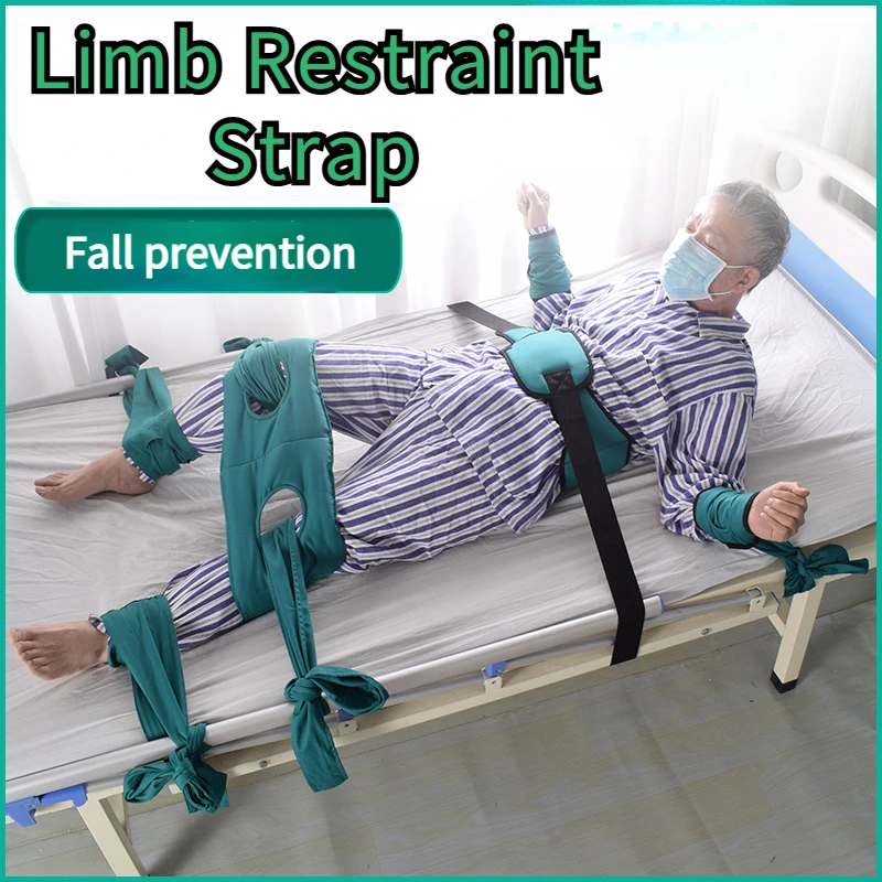 

Limb Restraint Straps Knee Male Female Waist Fixing Tool Protective Straps Bedridden Elderly Wrist Restraint Straps Hands Feet