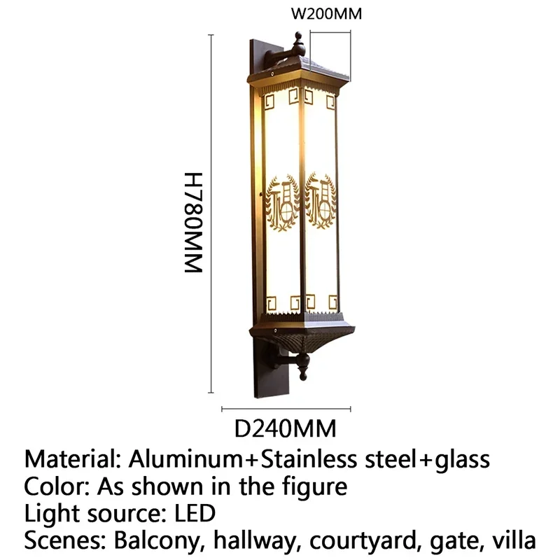 ELARA Contemporary LED Outdoor Wall Lamps Electric Simplicity Waterproof Balcony Hallway Courtyard Villa Gate Hotel