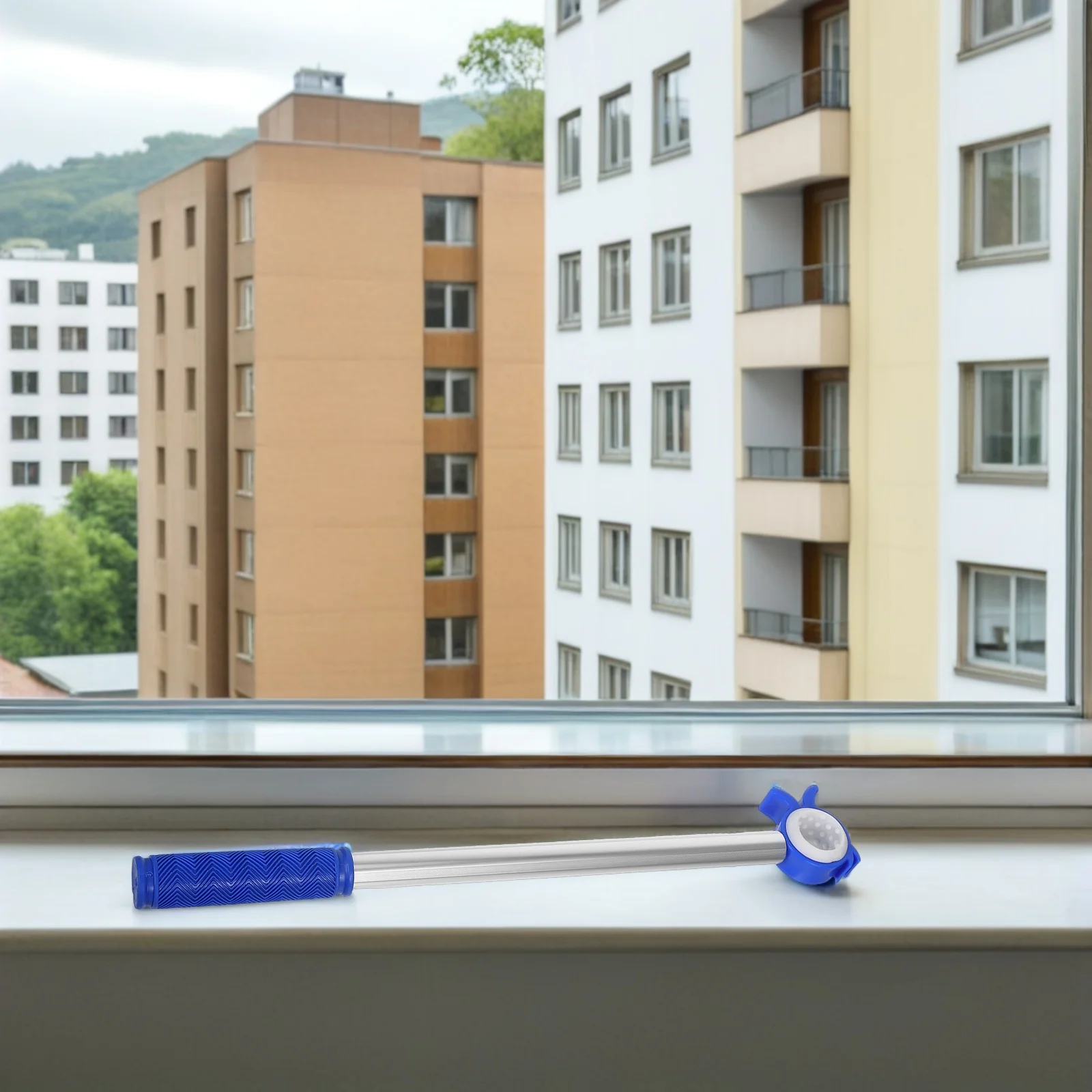 

1set 1Set Adjustable Aluminum Alloy Window Opening Rod Extendable Push Pull Wand For High Windows Awning Pole Hook - Window