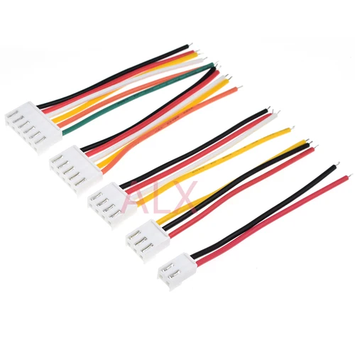 Imagen 2 del producto 2/5 Uds JST VH3.96 VH 3,96mm 100/200/300mm conector de clavija hembra Cable 2 3 4 5 6 7 8 9 10Pin 22AWG Cable 20cm de longitud